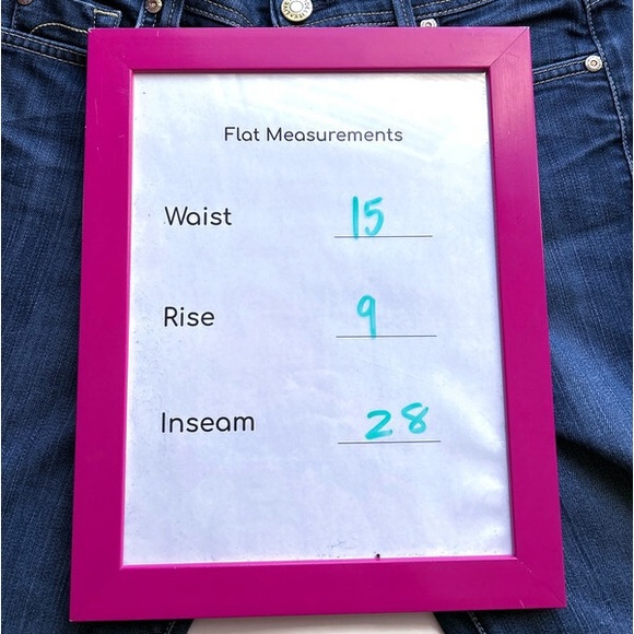 FIDELITY Stevie Mid Rise Straight Leg Viper Rinse Jeans Sz 28 - Picture 6 of 11